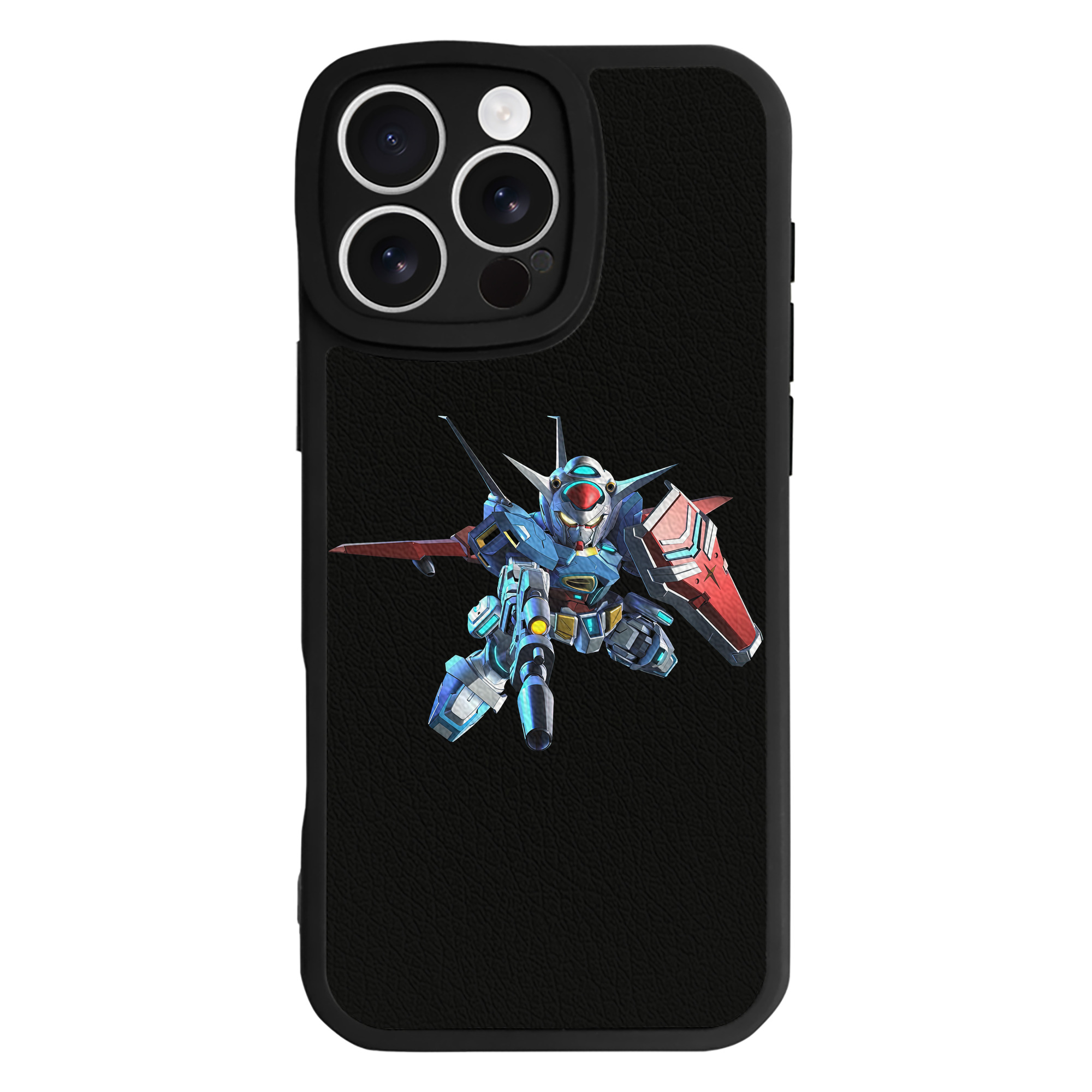 （画像用） 機動戦士ガンダム Mobile Suit Gundam 【iPhone 16シリーズ対応】シリコンスマホケース（レザー調） 材質：シリコン